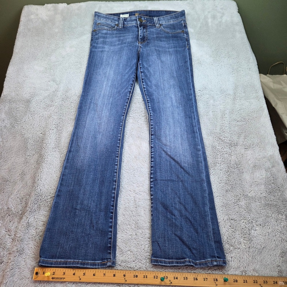 Kut from the Kloth Natalie High Rise Bootcut Jeans Womens 4S Stretch Denim Blue
